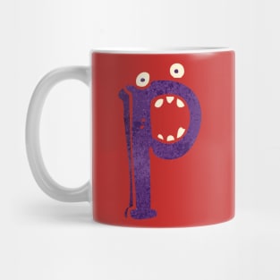 funny Letter,Christmas Gifts,A wonderful gift for those who start their name with P letter Mug